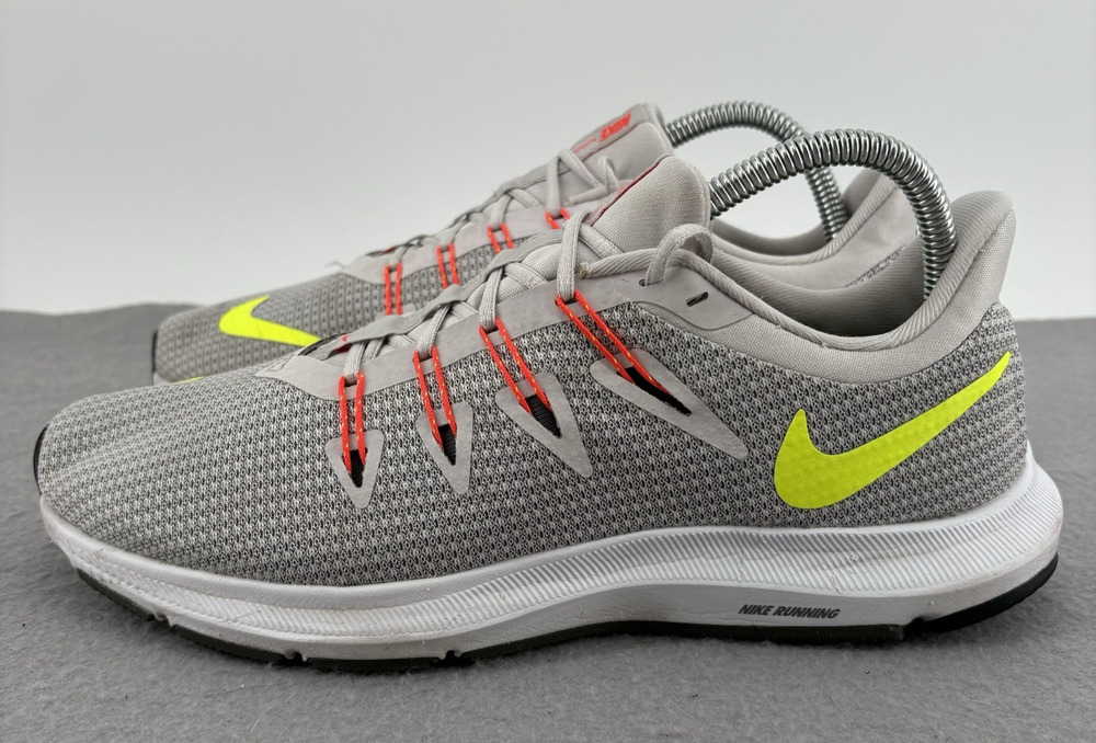 Nike Womens Quest Running Shoes AA7412-004 Grey Volt Size 9.5 Walking Comfort